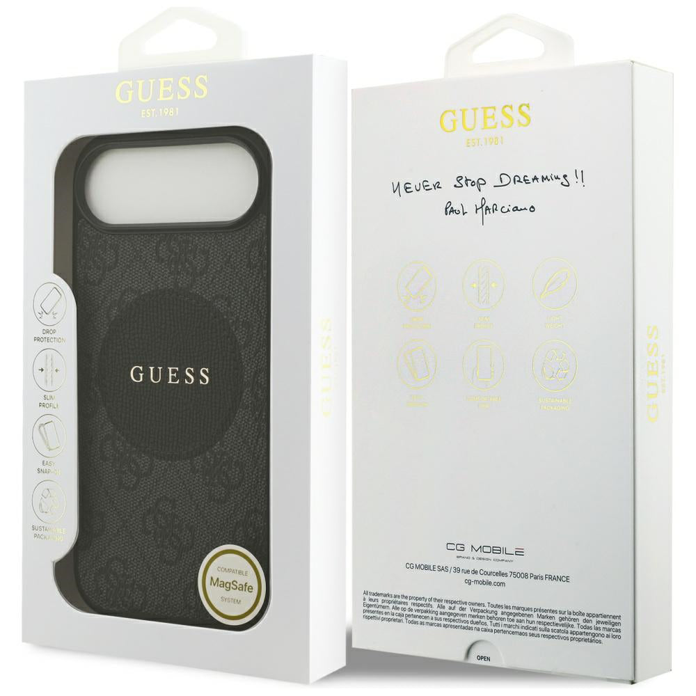 Guess - 4G Circle Classic Logo MagSafe (GUHMP17MP4PGRSGK) - iPhone 17 Air - Black