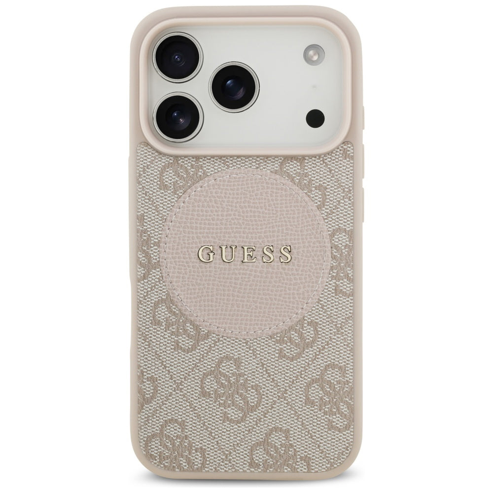 Guess - 4G Circle Classic Logo MagSafe (GUHMP17LP4PGRSGP) - iPhone 17 Pro - Pink