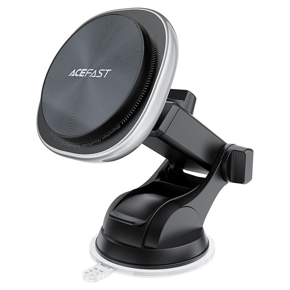 Acefast - Car Holder with Wireless Charging (D42) - for Dashboard/Windshield, Magnetic Grip, USB-C, 15W, for 4.7 - 6.9" 