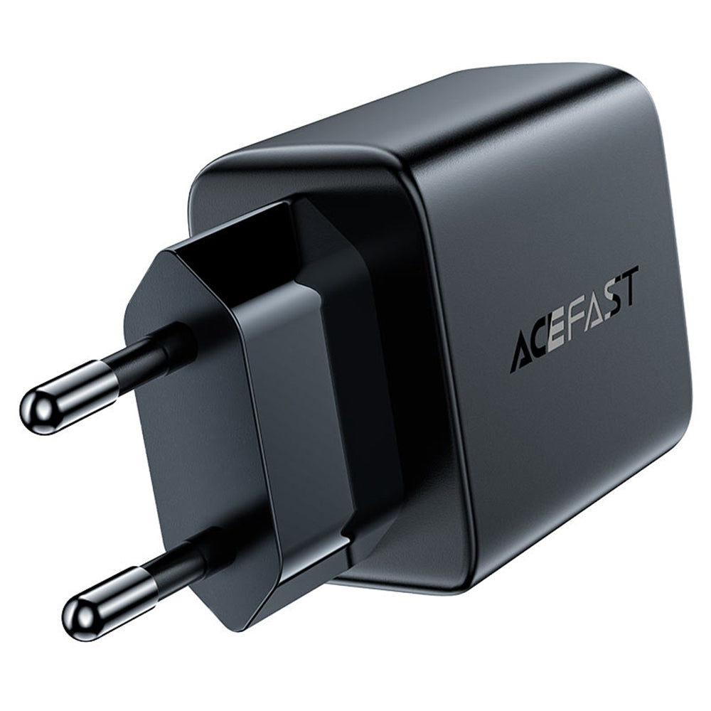 Acefast - Wall Charger (A33) - Dual Port, Fast Charge 2x USB, QC18W - Black