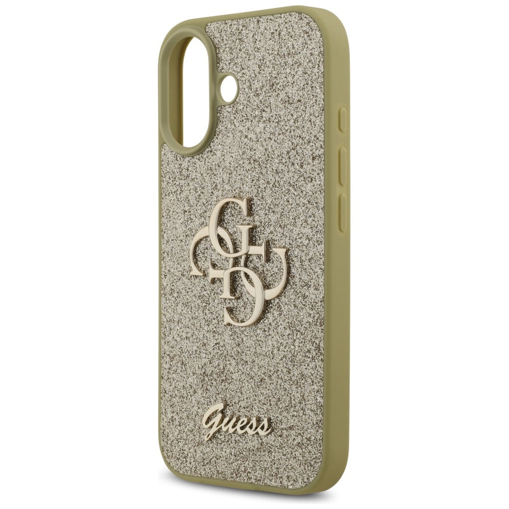 Guess - Fixed Glitter Big 4G (GUHCP17SHG4SGD) - iPhone 17 - Gold