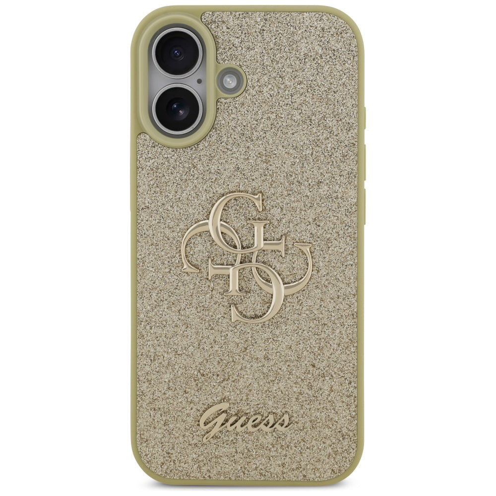 Guess - Fixed Glitter Big 4G (GUHCP17SHG4SGD) - iPhone 17 - Gold