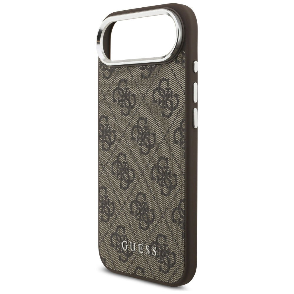 Husa pentru iPhone 17 Air - Guess Hardcase 4G Classic Logo MagSafe - Brown