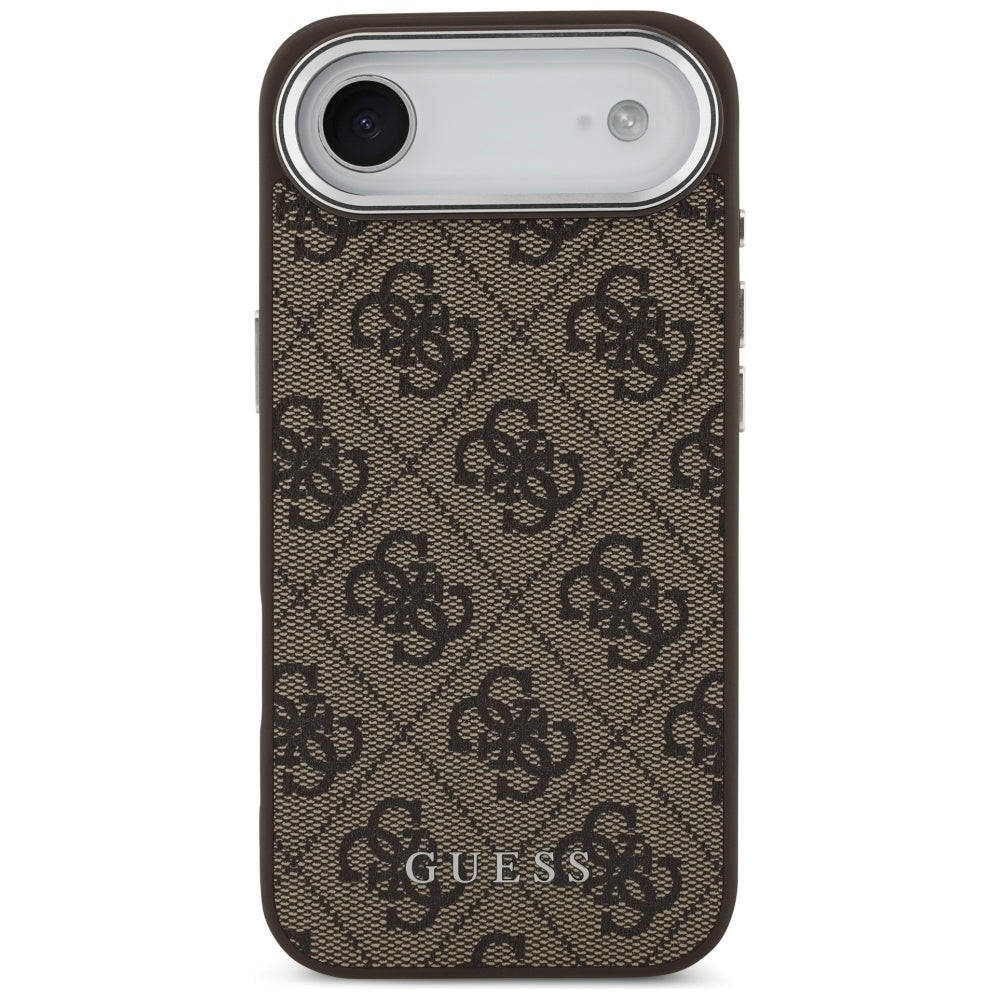 Husa pentru iPhone 17 Air - Guess Hardcase 4G Classic Logo MagSafe - Brown