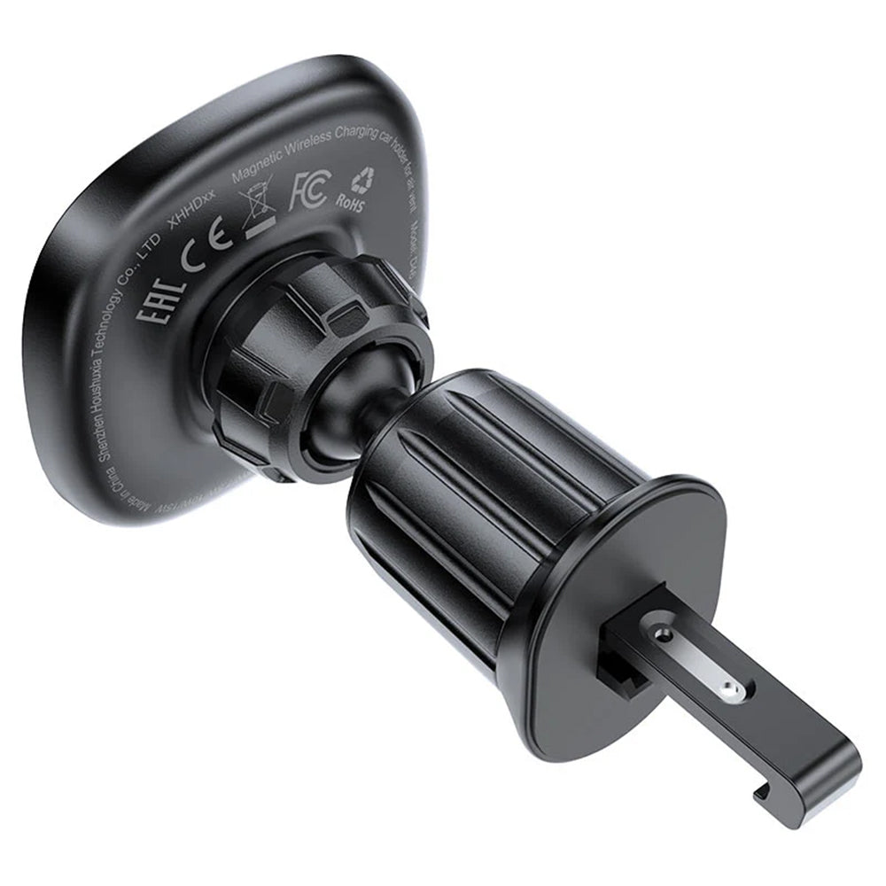 Acefast - Car Holder with Wireless Charging (D46) - for Air Vent, Magnetic Grip, Non-Slip, 15W, for 4.7 - 6.9" Phones - 