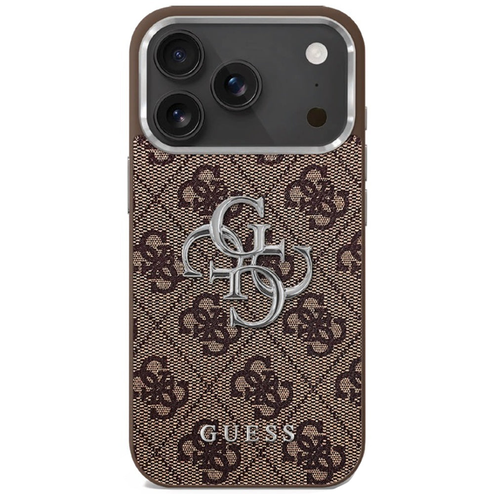 Husa pentru iPhone 17 - Guess Hardcase Big 4G Classic Logo - Brown
