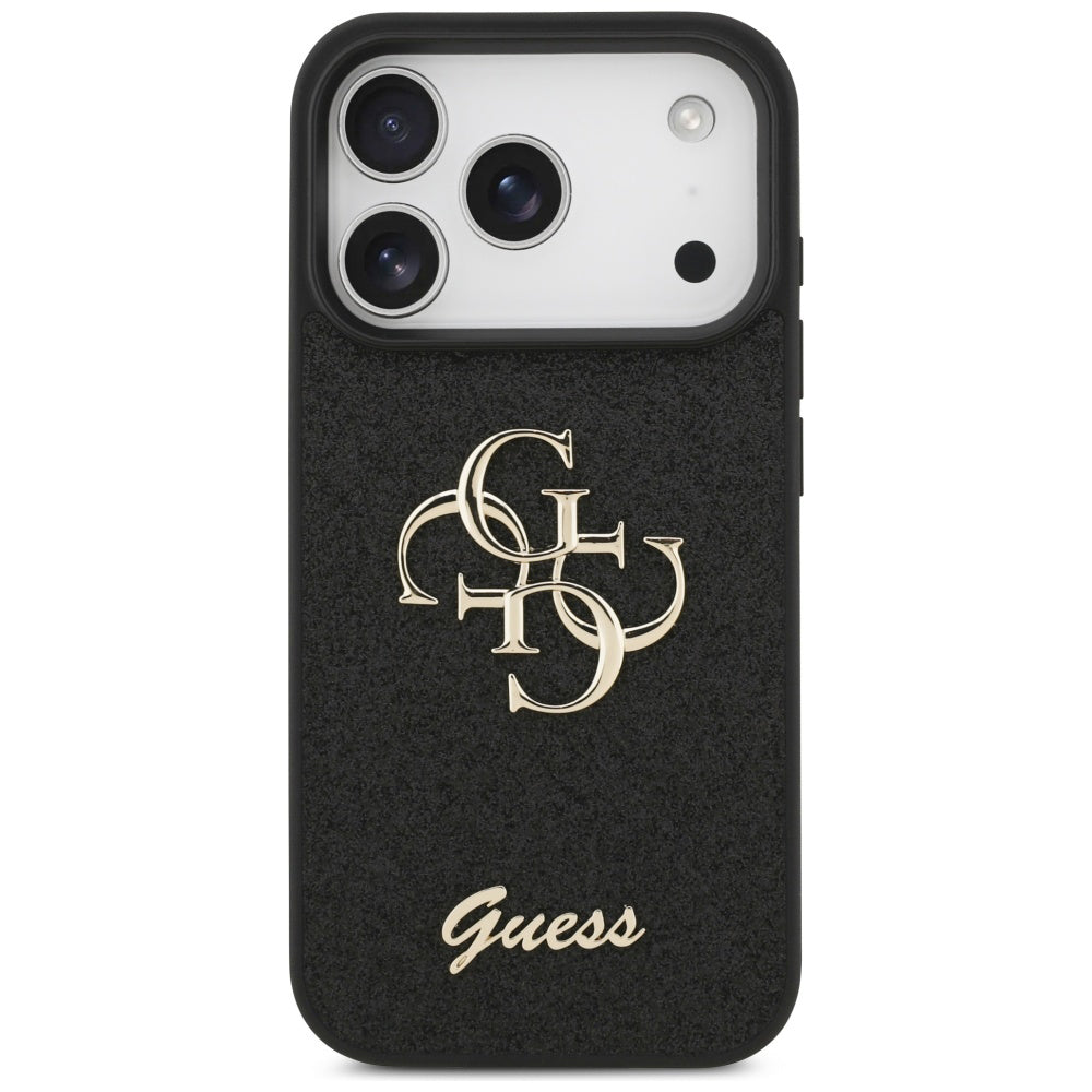 Guess - Fixed Glitter Big 4G (GUHCP17LHG4SGK) - iPhone 17 Pro - Black