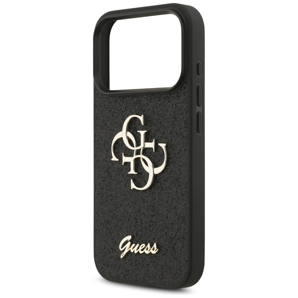 Guess - Fixed Glitter Big 4G (GUHCP17LHG4SGK) - iPhone 17 Pro - Black