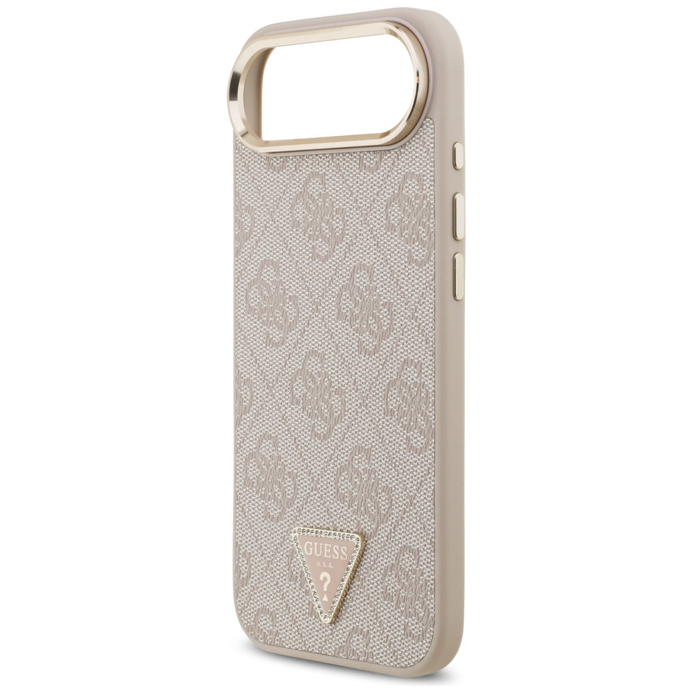 Husa pentru iPhone 17 Air - Guess Hardcase 4G Triangle Logo MagSafe (GUHMP17MP4GTDGMP) - Pink