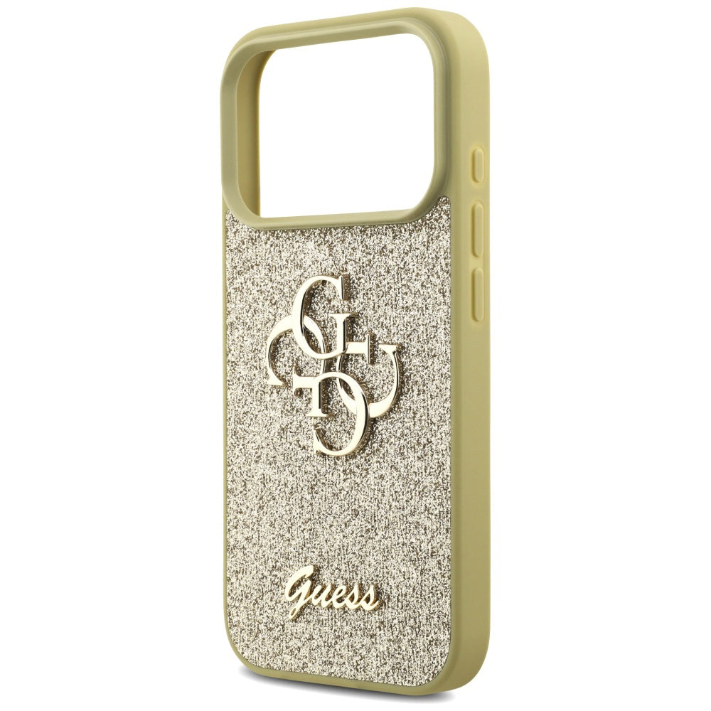 Guess - Fixed Glitter Big 4G (GUHCP17XHG4SGD) - iPhone 17 Pro Max - Gold