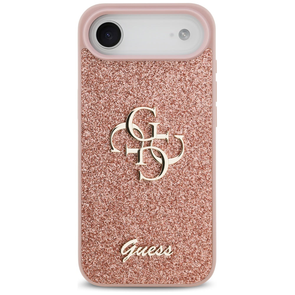 Guess - Fixed Glitter Big 4G (GUHCP17MHG4SGP) - iPhone 17 Air - Pink