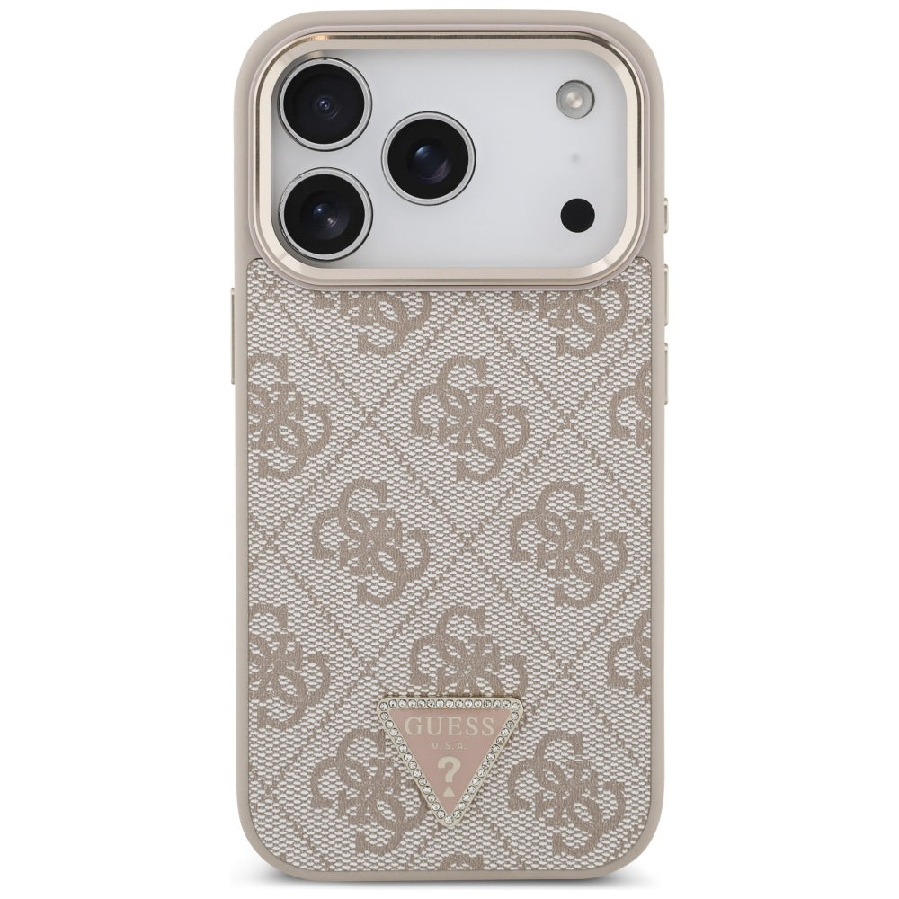 Husa de protectie Guess Hardcase 4G compatibil cu iPhone 17 Pro, Roz