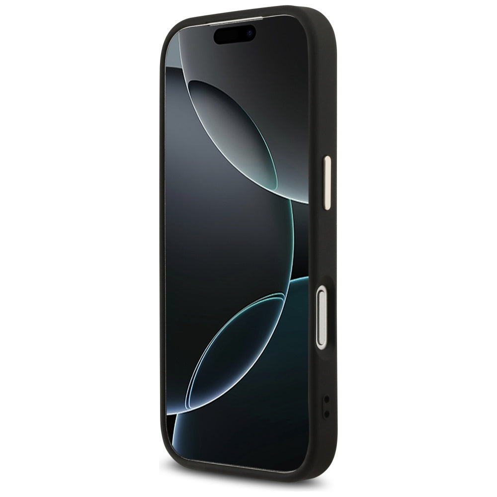 Husa pentru iPhone 17 Pro - Guess Hardcase 4G Triangle Logo MagSafe (GUHMP17LP4GTDGMK) - Black