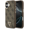 Husa pentru iPhone 17 - Guess Hardcase 4G Triangle Logo MagSafe (GUHMP17SP4GTDGMW) - Brown