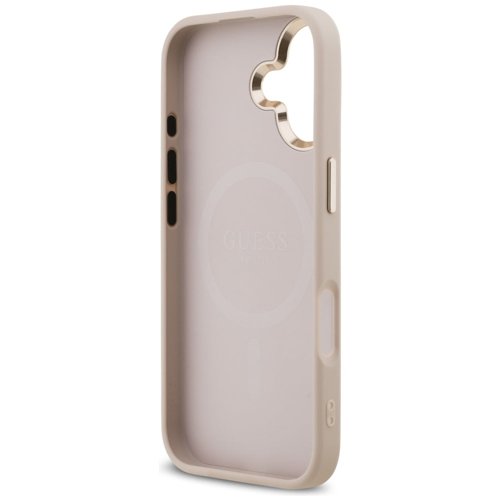 Husa de protectie Guess Hardcase 4G compatibil cu iPhone 17, Roz
