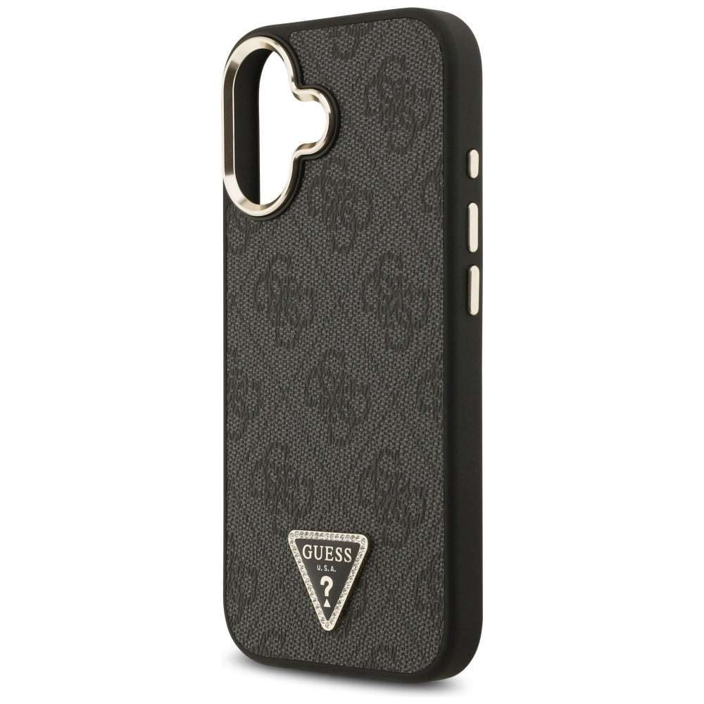 Husa pentru iPhone 17 - Guess Hardcase 4G Triangle Logo MagSafe (GUHMP17SP4GTDGMK) - Black