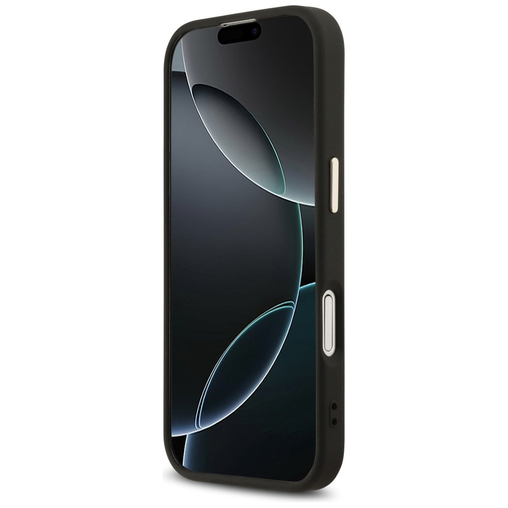 Husa pentru iPhone 17 - Guess Hardcase 4G Triangle Logo MagSafe (GUHMP17SP4GTDGMK) - Black