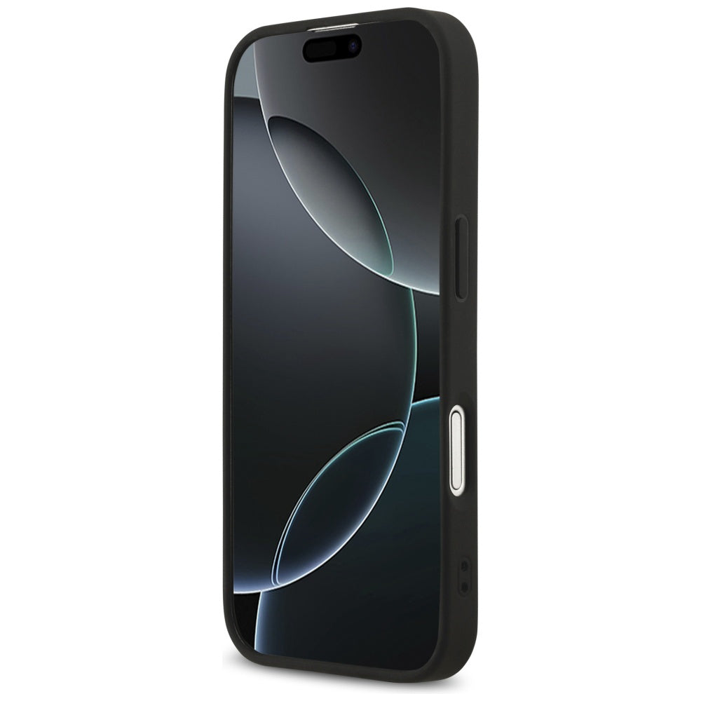 Guess - Saffiano Classic Logo MagSafe (GUHMP17SPSAHMCK) - iPhone 17 - Black