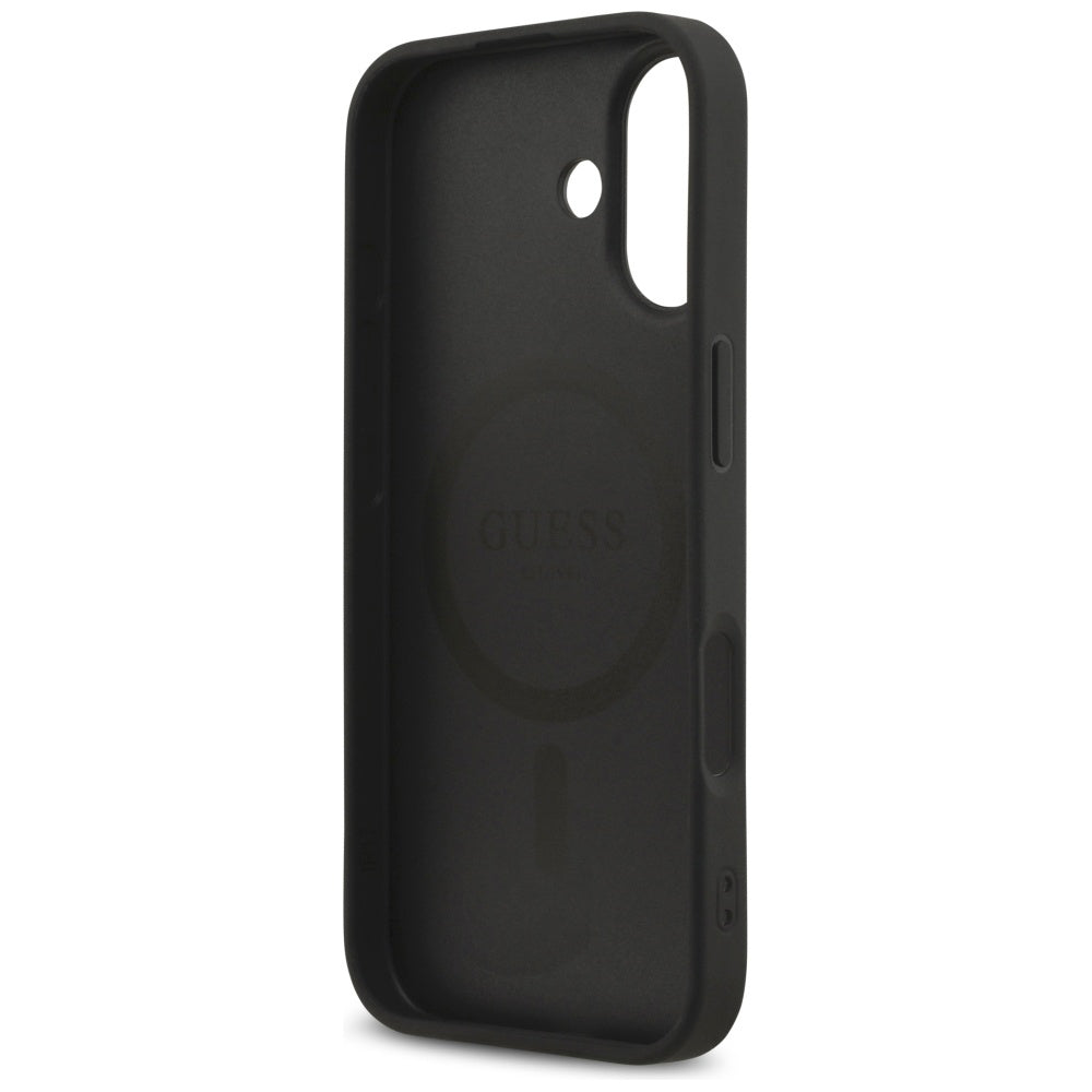 Guess - Saffiano Classic Logo MagSafe (GUHMP17SPSAHMCK) - iPhone 17 - Black
