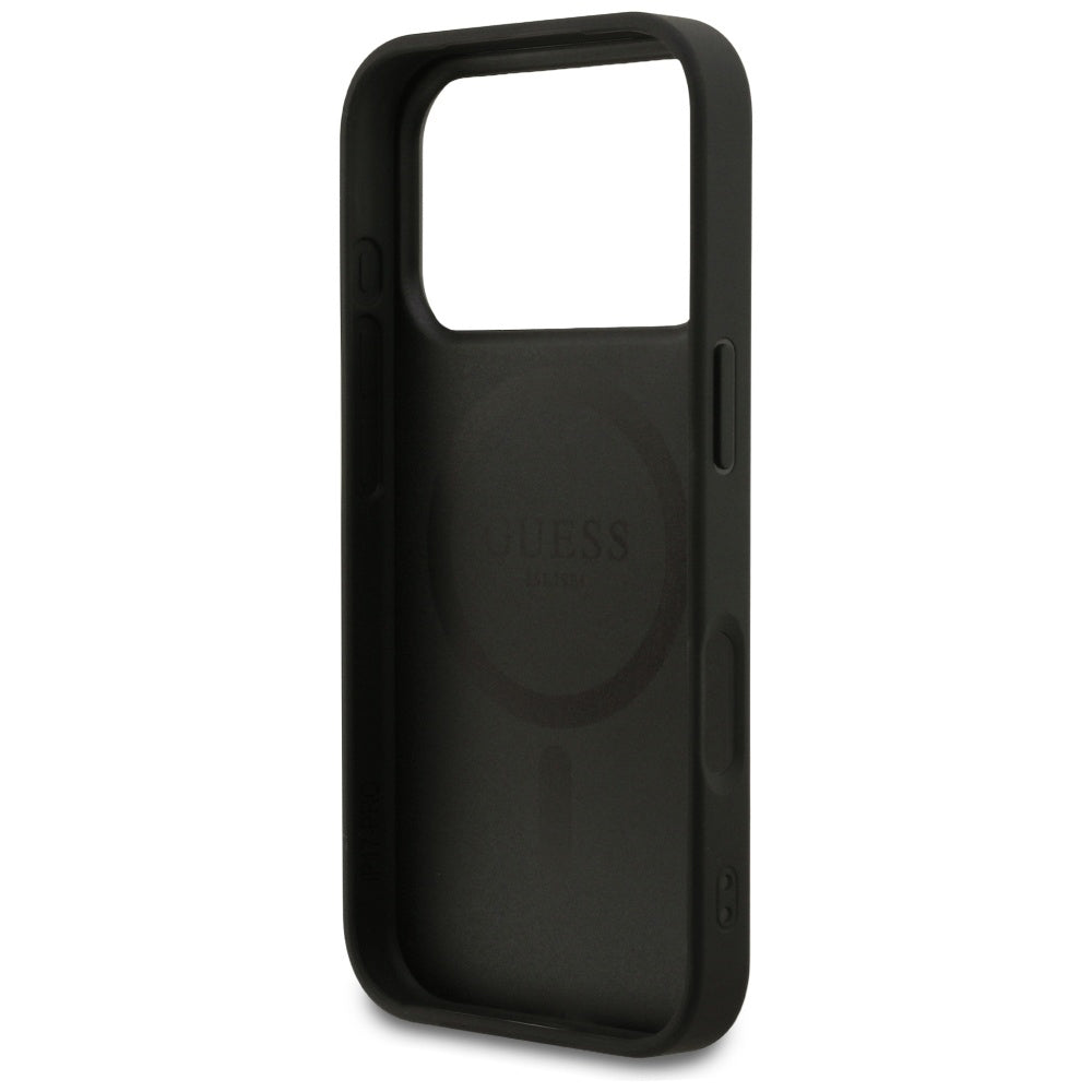 Guess - Saffiano Classic Logo MagSafe (GUHMP17XPSAHMCK) - iPhone 17 Pro Max - Black