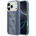 Husa pentru iPhone 17 Pro - Guess Hardcase 4G Stripe MagSafe (GUHMP17LPG4SEMCB) - Blue