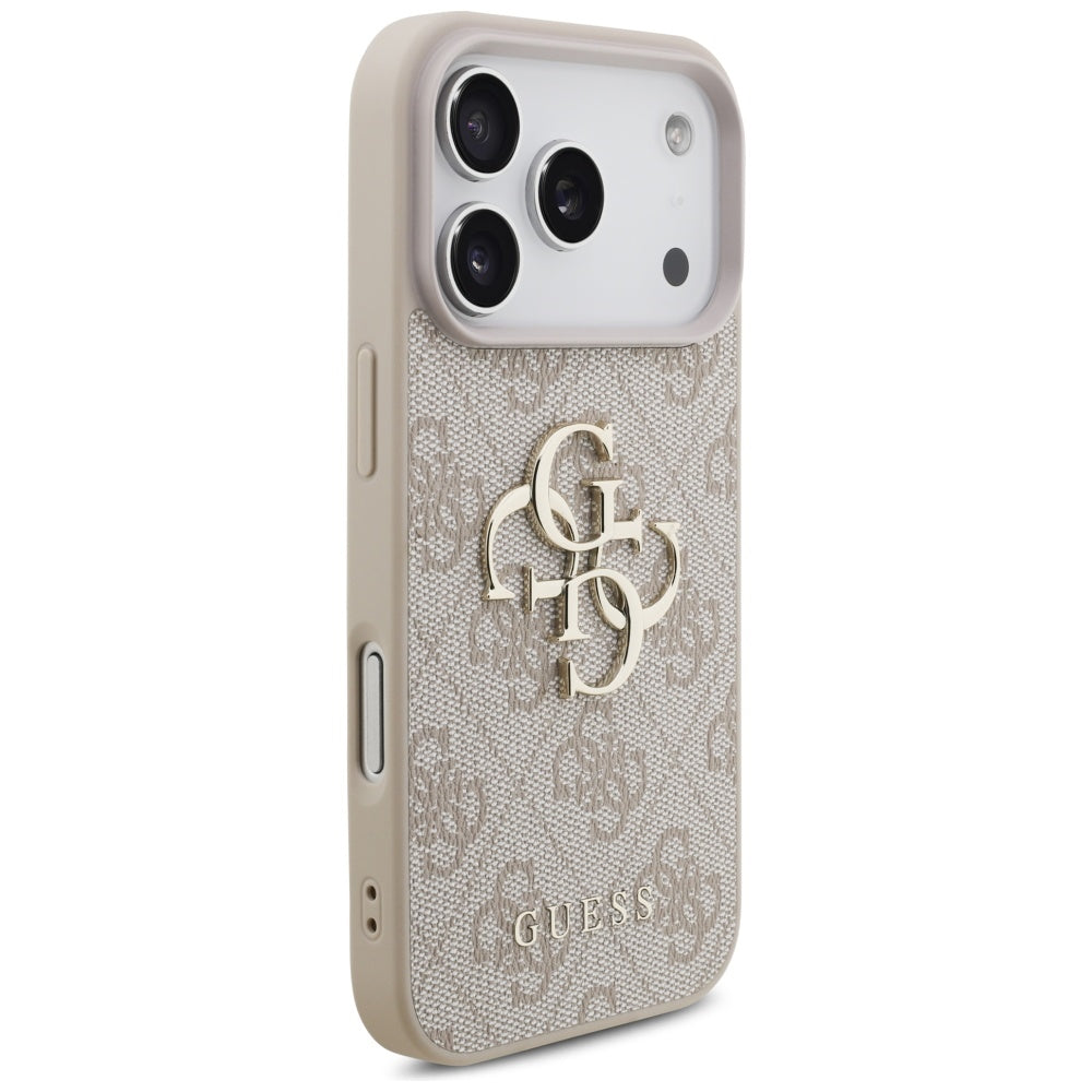 Guess Husa de protectie Guess Hardcase 4G Classic Logo with Strap (GUHCP17LP4GMGSP) compatibil cu iPhone 17 Pro, Roz – i