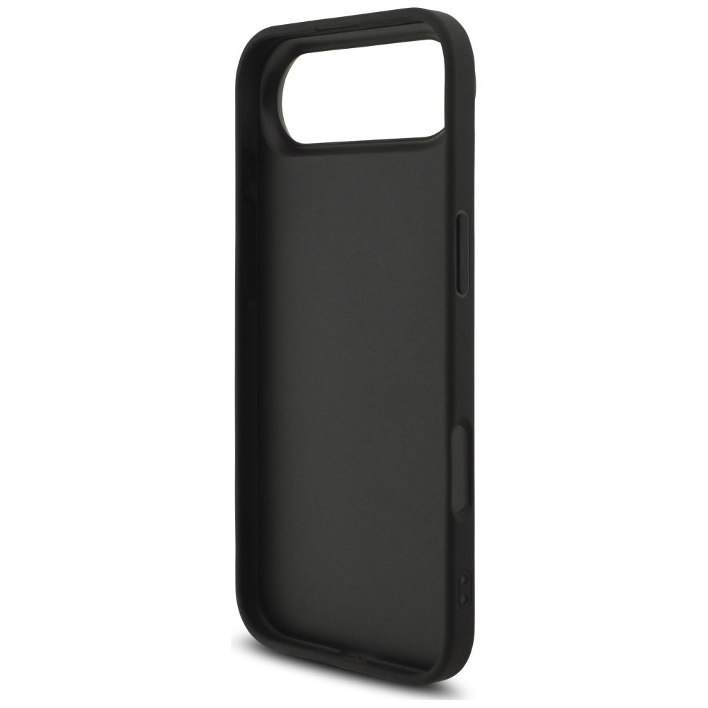 Husa pentru iPhone 17 Air - Guess Hardcase 4G Classic Logo with Strap (GUHCP17MP4GMGSK) - Black