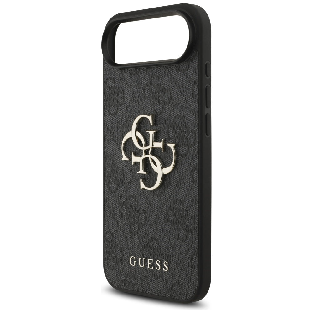 Husa pentru iPhone 17 Air - Guess Hardcase 4G Classic Logo with Strap (GUHCP17MP4GMGSK) - Black