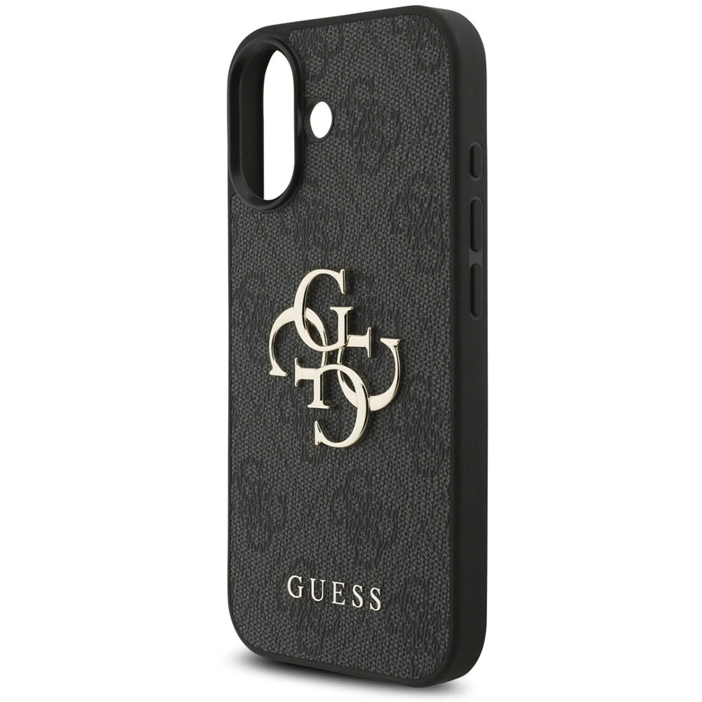 Husa pentru iPhone 17 - Guess Hardcase 4G Classic Logo with Strap (GUHCP17SP4GMGSK) - Black