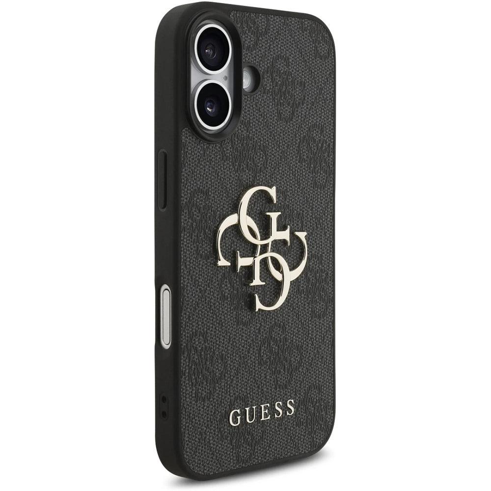 Husa pentru iPhone 17 - Guess Hardcase 4G Classic Logo with Strap (GUHCP17SP4GMGSK) - Black