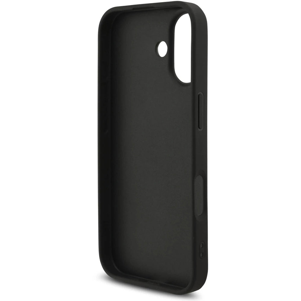 Husa pentru iPhone 17 - Guess Hardcase 4G Classic Logo with Strap (GUHCP17SP4GMGSK) - Black