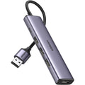 Hub Ugreen CM473 (20805), USB Type-C 4x USB 5Gbps, Gri