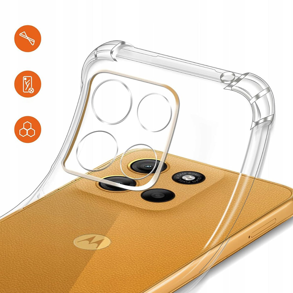 TechSuit Husa de protectie Techsuit Shockproof Clear Silicone MagSafe compatibil cu Motorola Moto G15 / G15 Power / G17 