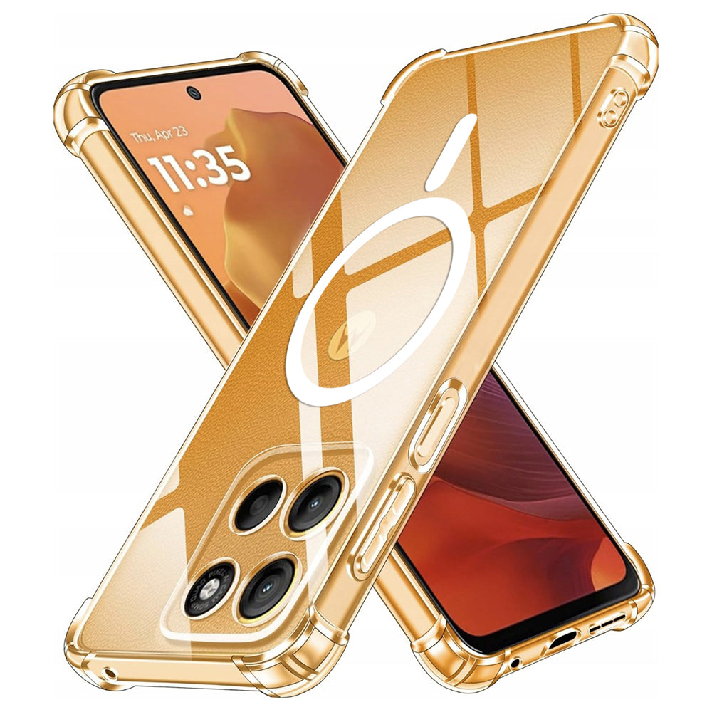 TechSuit Husa de protectie Techsuit Shockproof Clear Silicone MagSafe compatibil cu Motorola Moto G15 / G15 Power / G17 