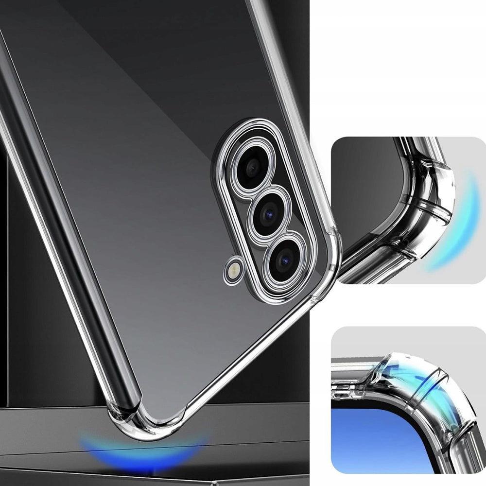 Techsuit - Shockproof Clear Silicone MagSafe - Samsung Galaxy A17 5G / A17 4G - Clear