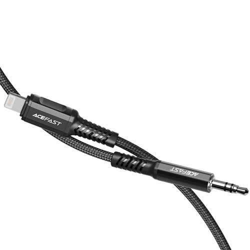 Acefast - Audio Cable Adapter (C1-06) - Lightning to Jack 3.5mm Male, Apple Hi-Fi, Plug & Play, MFi Certified, 1.2m - Bl