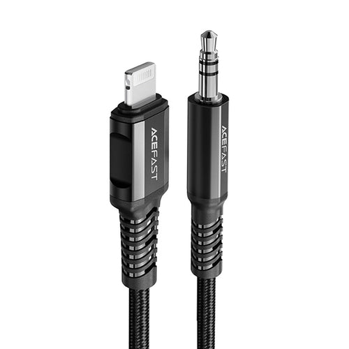 Acefast - Audio Cable Adapter (C1-06) - Lightning to Jack 3.5mm Male, Apple Hi-Fi, Plug & Play, MFi Certified, 1.2m - Bl
