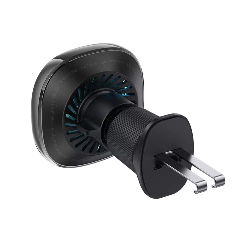 Acefast - Car Holder with Wireless Charging (D31) - for iPhone, MagSafe, 360° Adjustable, for Air Vent, 12V/2A, 15W - Bl