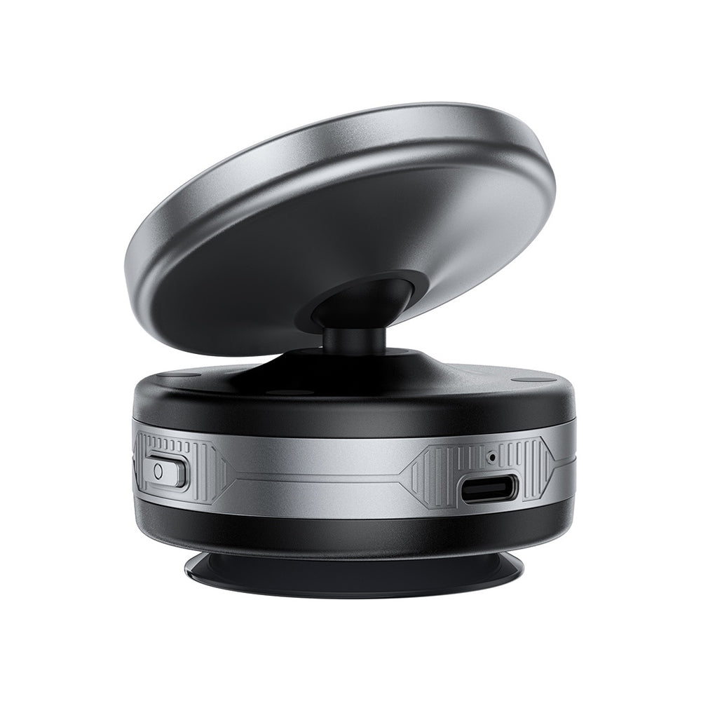 Acefast Suport Acefast with Wireless Charging (E29), for Dashboard, Strong Magnets, 110mAh, Metal Gray – imagine 3