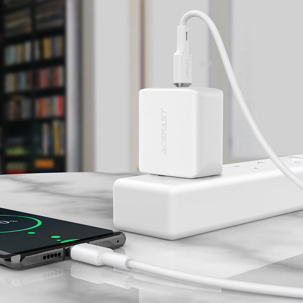 Acefast - Data Cable (C2-03) - Type-C to Type-C, 60W, 3A, Fast Charging, 1.2m - Black