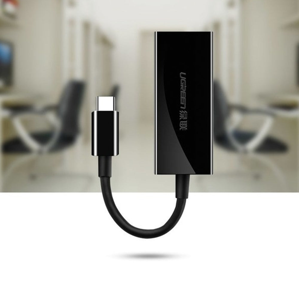 Ugreen - Ethernet Adapter US236 (50307) - USB-C to RJ45 LAN Port, Plug & Play, Windows, macOS, 1000Mbps - Black