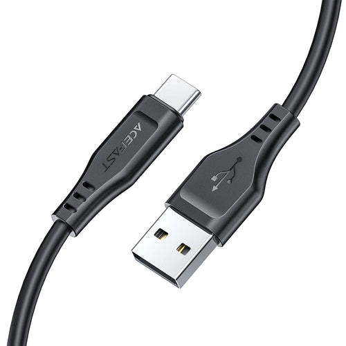 Acefast - Data Cable (C3-03) - USB to Type-C, 60W, 3A, Fast Charging, 1.2m - Black