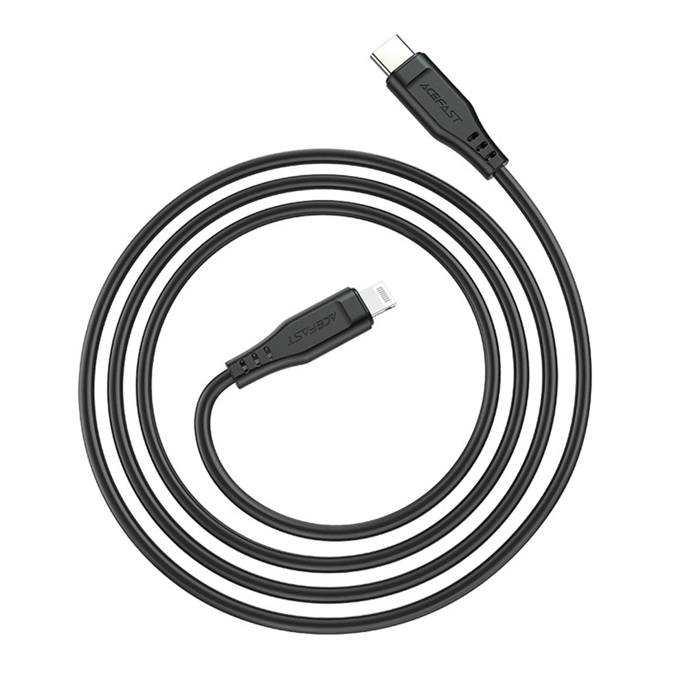Acefast - Data Cable (C3-01) - Type-C to Lightning, 30W, 3A, Fast Charging, 1.2m - White