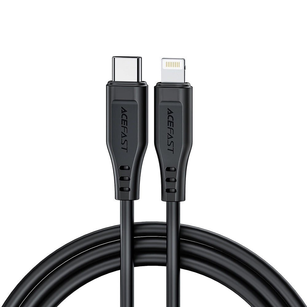 Acefast - Data Cable (C3-01) - Type-C to Lightning, 30W, 3A, Fast Charging, 1.2m - White
