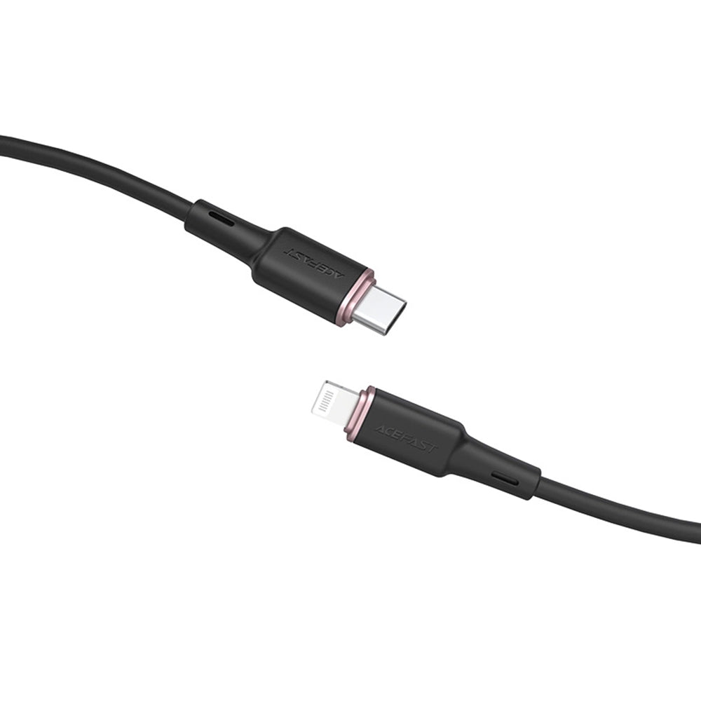 Acefast - Data Cable (C2-01) - Type-C to Lightning, 30W, 3A, Fast Charging, MFi Certification, 1.2m - Black