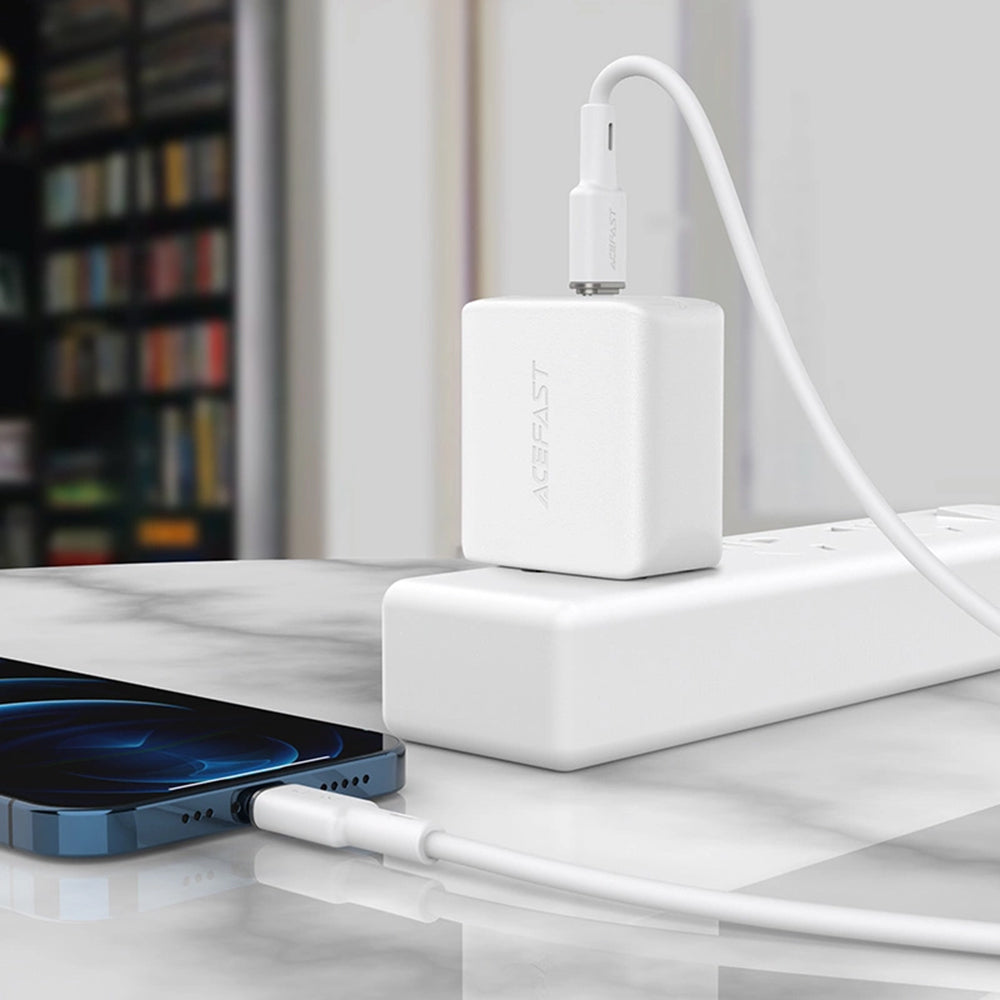 Acefast - Data Cable (C2-01) - Type-C to Lightning, 30W, 3A, Fast Charging, MFi Certification, 1.2m - Black