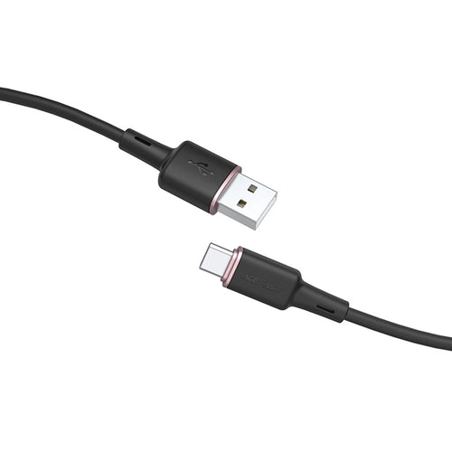 Acefast - Data Cable (C2-04) - USB to Type-C, Fast Charging, 3A, 1.2m - Black