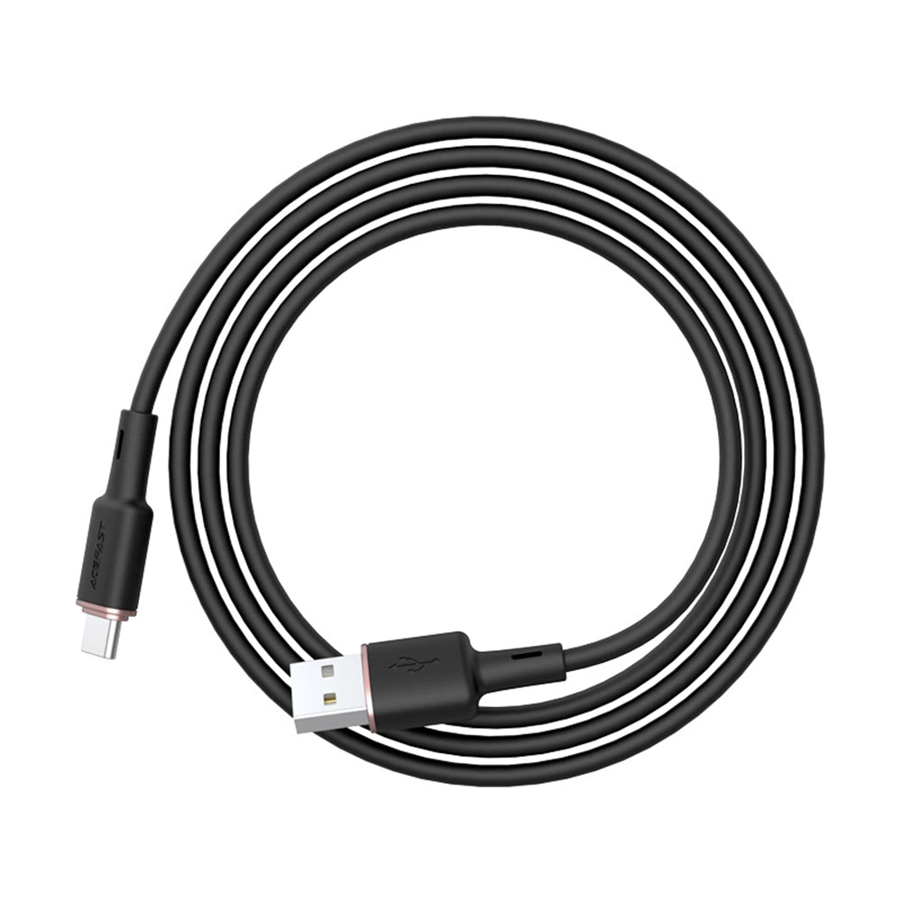 Acefast - Data Cable (C2-04) - USB to Type-C, Fast Charging, 3A, 1.2m - Black