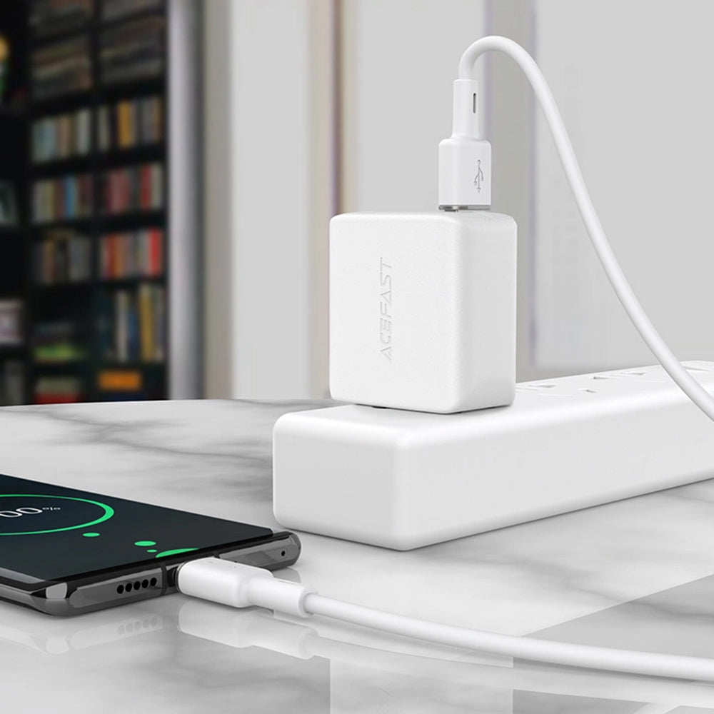 Acefast - Data Cable (C2-04) - USB to Type-C, Fast Charging, 3A, 1.2m - Black