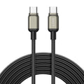 Lito - Data Cable (LD17) - Type-C to Type-C, Fast Charging, Braided Nylon - Black
